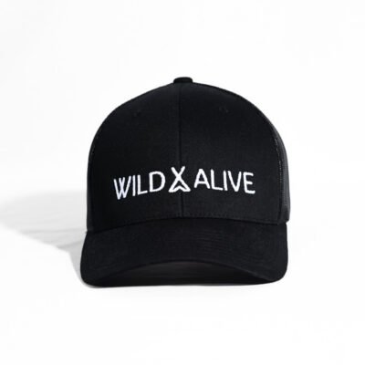 Czapka z daszkiem Wild and Alive czarna